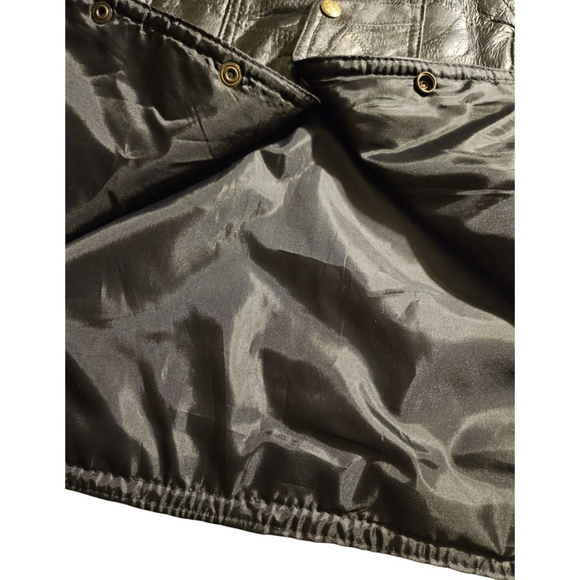 Roberto Amee | Men's Leather Vest XL Black - Picture 9 of 13